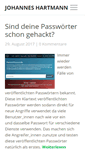 Mobile Screenshot of johann-es.de